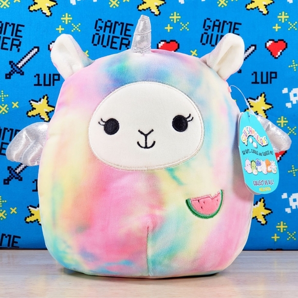 Squishmallow Lucy-May the Llama-Pegacorn 8" UltraSoft Fantasy Pal Toy Plush NWT - Picture 1 of 12